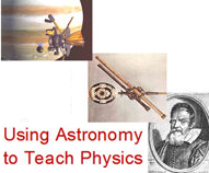Using Astronomy to Teach Physics: Download the prospectus